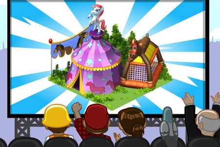 Novidades: Novos circo de pôneis do CityVille !