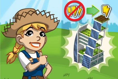 Peça todos os materiais da nova estufa solar do CityVille!