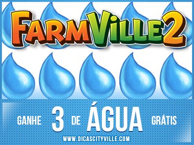 FarmVille 2: Ganhe 3 água grátis para a sua fazenda 16-07-13